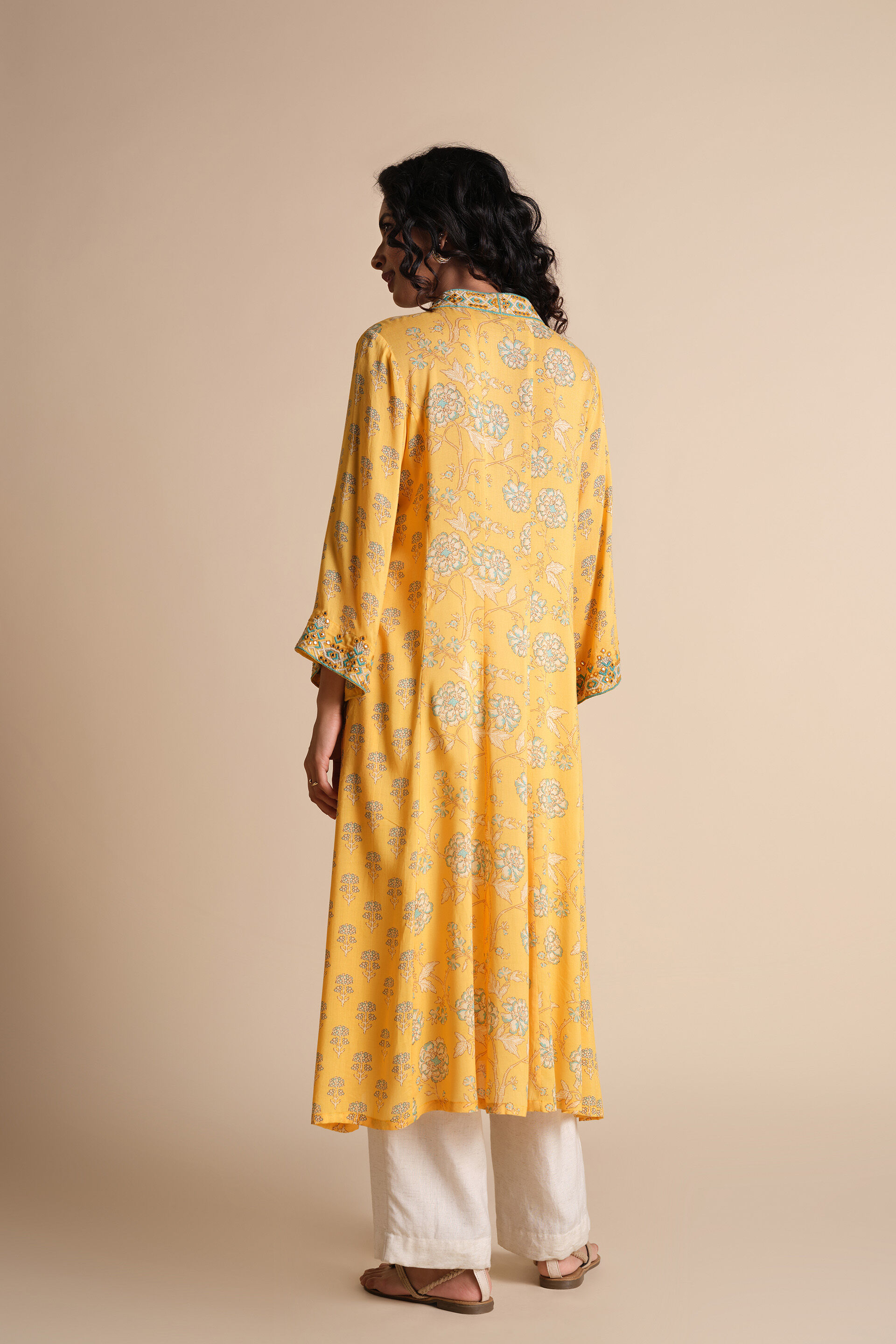Sunehra Swag Kurta, Mustard, image 5